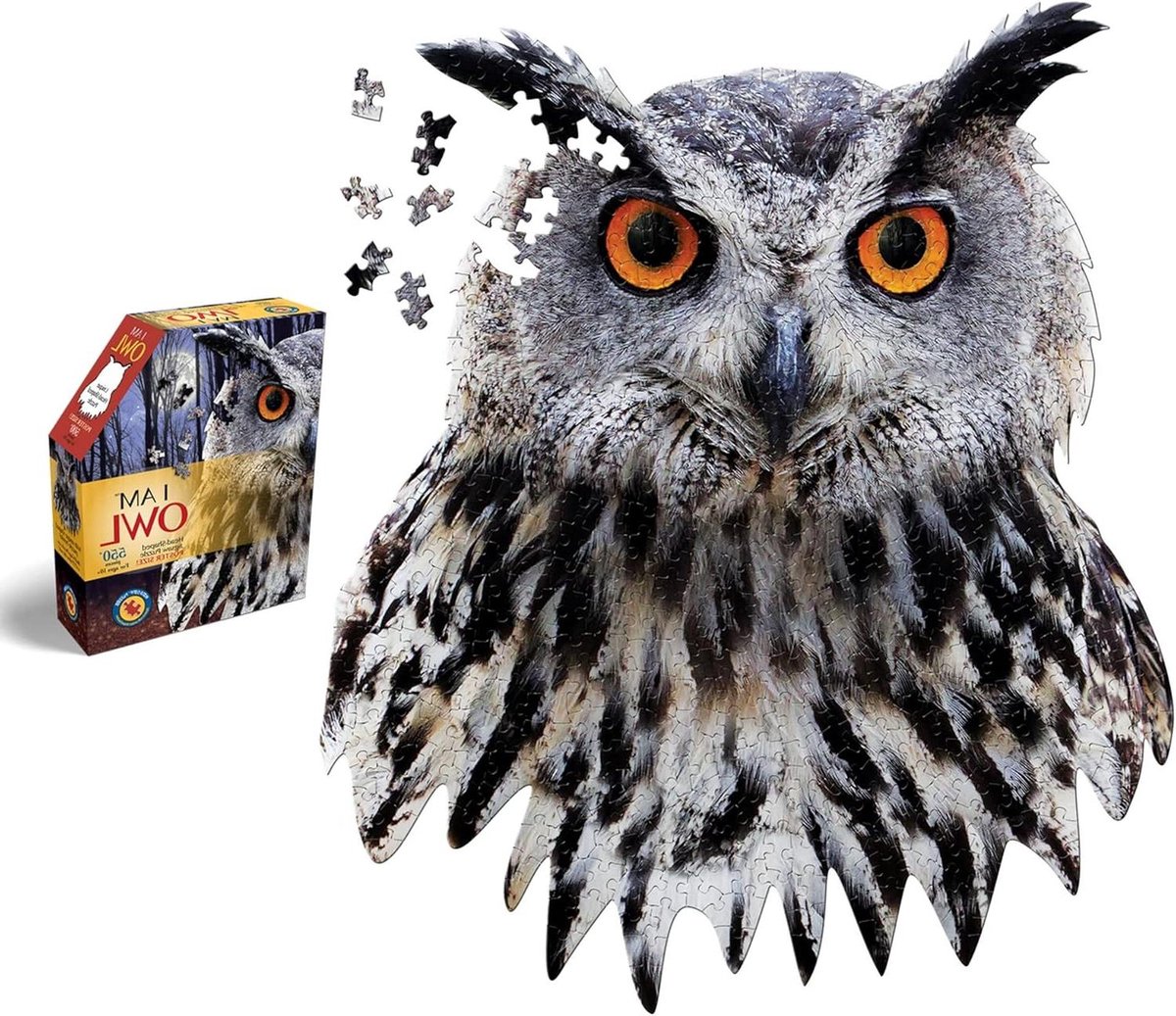 Vorm Puzzel - Diercontour Puzzel - Ontspannen Puzzelen - Unieke Dier Vorm - 63.5 x 76.2 cm - Meerkleuren