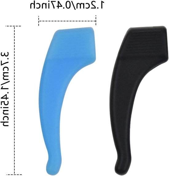 Comfortabele Silicone Oordopjes voor Brillen - Antislip Oogglazen Steunen, Zacht en Duurzaam, Ideaal voor Zonnebrillen en Optische Brillen — afbeelding 5