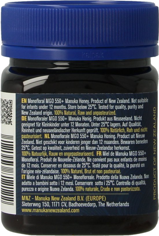 Manuka honing MGO 550+