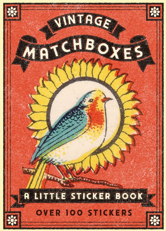 Little Sticker Books- Vintage Matchboxes - cover