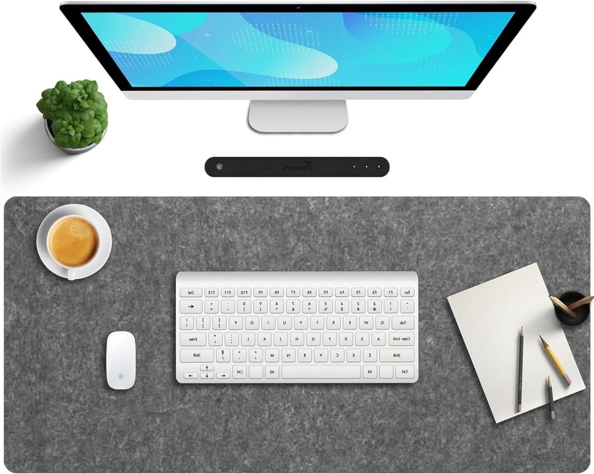 Grote Gel Kussen Muismat XXL, Antislip Gaming Muismat, Waterdichte Bureau Mat voor PC en Laptop