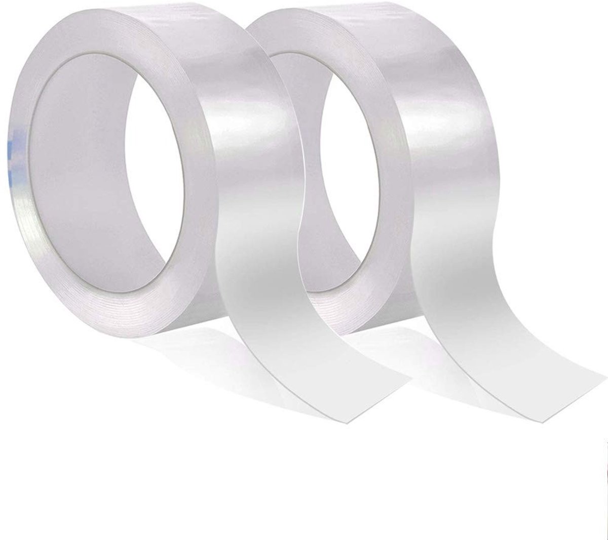 2 Stuks Transparante 3cm×5m PVC Zelfklevende Badkamer- en Wandafdichtstrip, Schimmelbestendige Waterdichte Tape voor Badkamers met Acryl Lijm