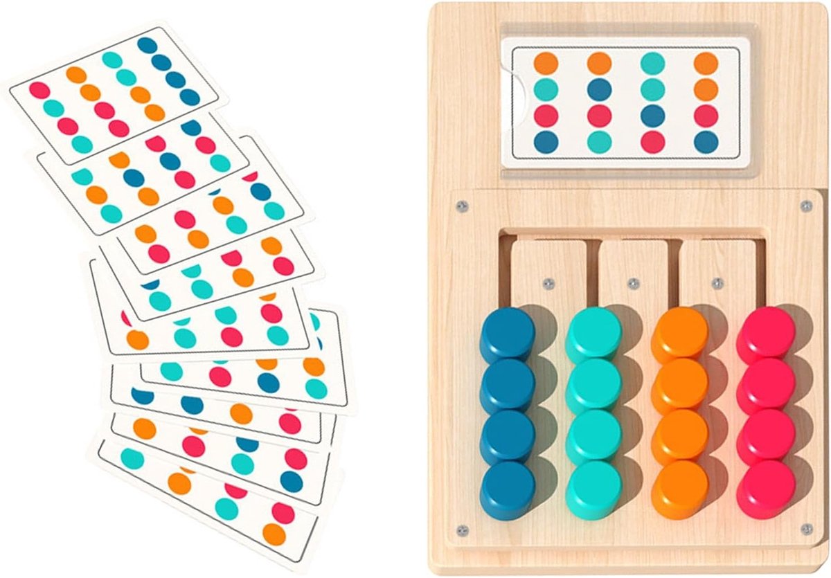 Dementie spellen voor ouderen, houten geheugenspellen, activiteiten voor senioren, kleurrijke geheugen spellen voor volwassenen met dementie