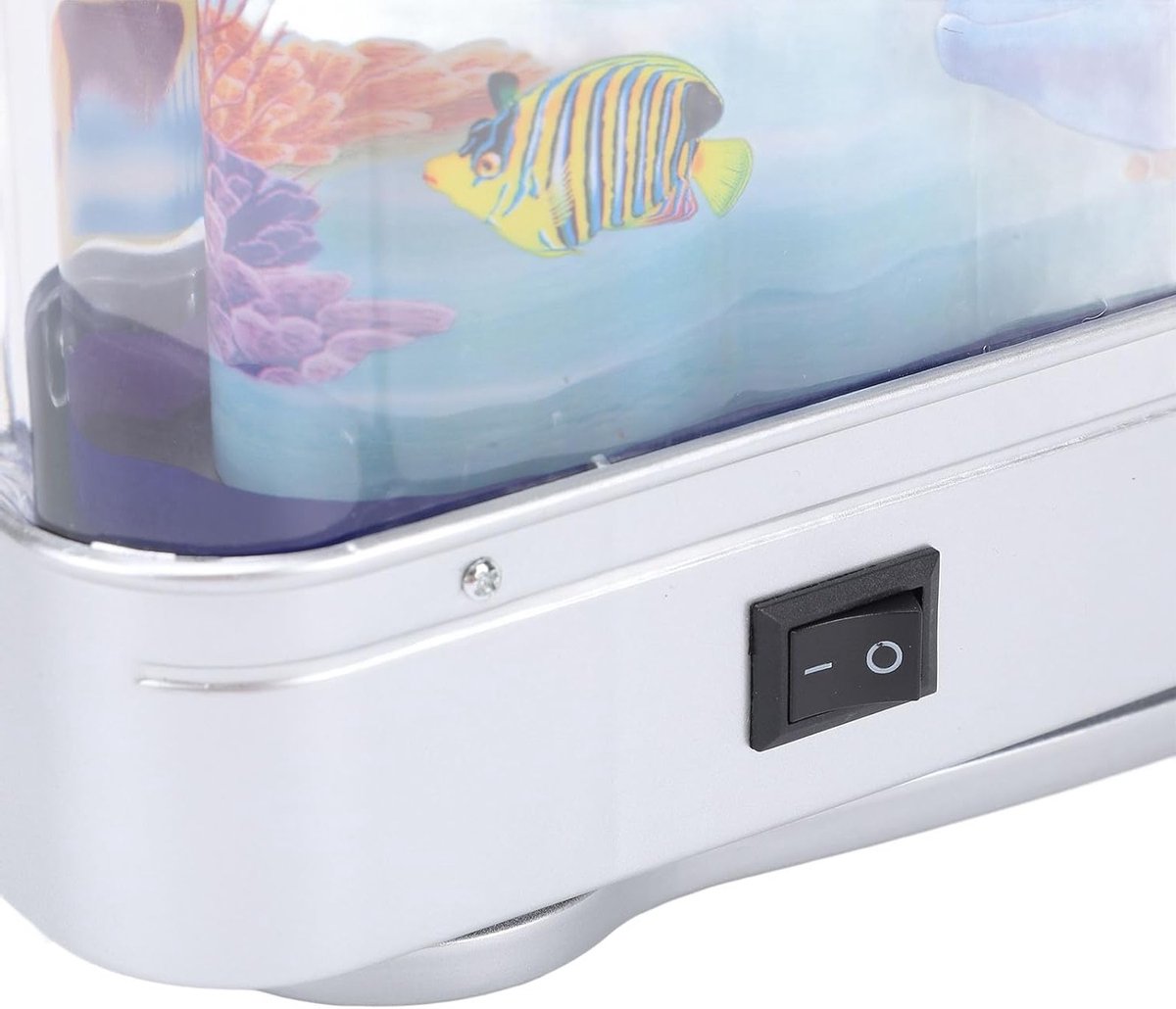 Realistisch Kunstmatig Aquarium met Beweeglijke Vissen - USB LED Nachtlamp voor Kinderen en Baby's, Sensory Speelgoed voor Bureau en Slaapkamer — cadeau in Wonen & Interieur - foto 4