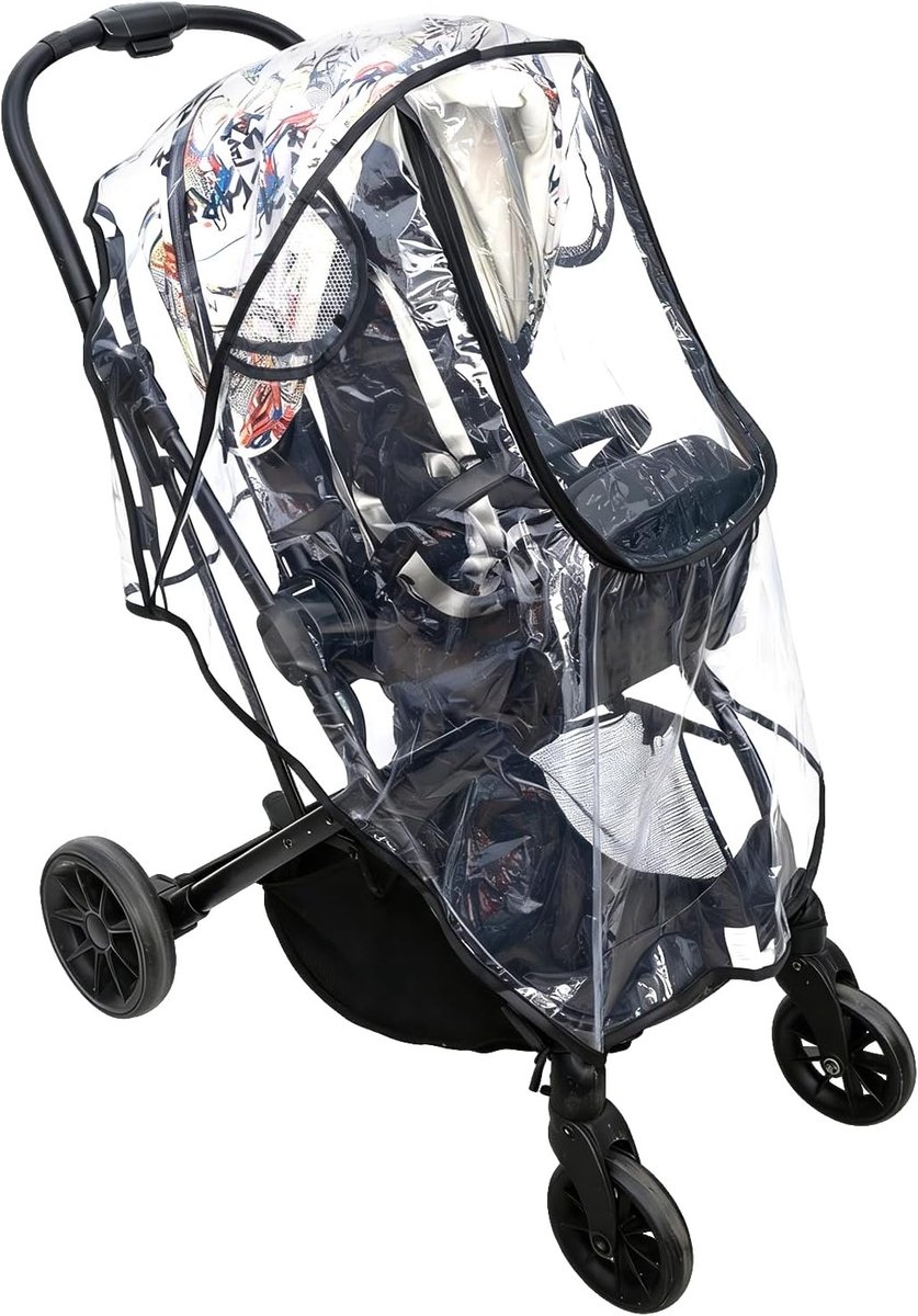 Waterdichte Kinderwagen Bescherming tegen Regen, Wind en Sneeuw - Universele Regenhoes voor Kinderwagens