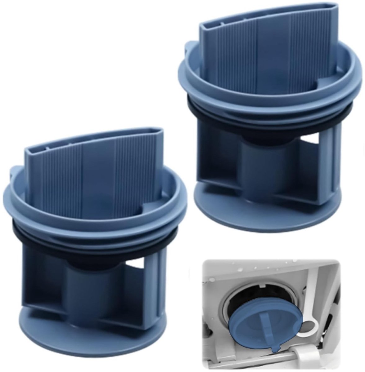 ONF3 - Lint Sieve Washing Machine - Lint Strainer Filter - Hoogwaardige vervangfilter - Blauw - Effectieve filtratie - Geschikt voor wasdrogers ...
