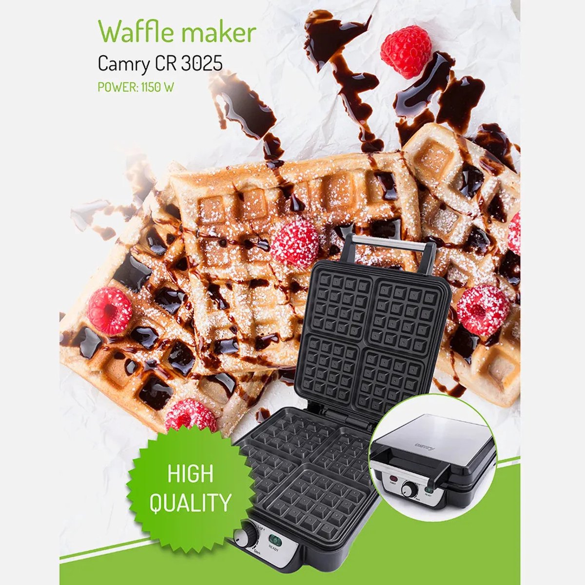 Camry CR 3025 Wafelmaker - Wafelijzer