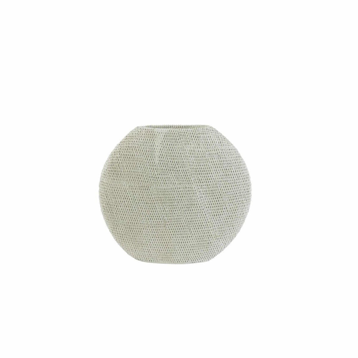 Light & Living Vaas Mahaba - Zand - 40.5x14.5x36.5cm - Kunststof - Modern - Bloemenvaas - Woondecoratie - Decoratieve vaas voor woonkamer of slaapkamer Bruin