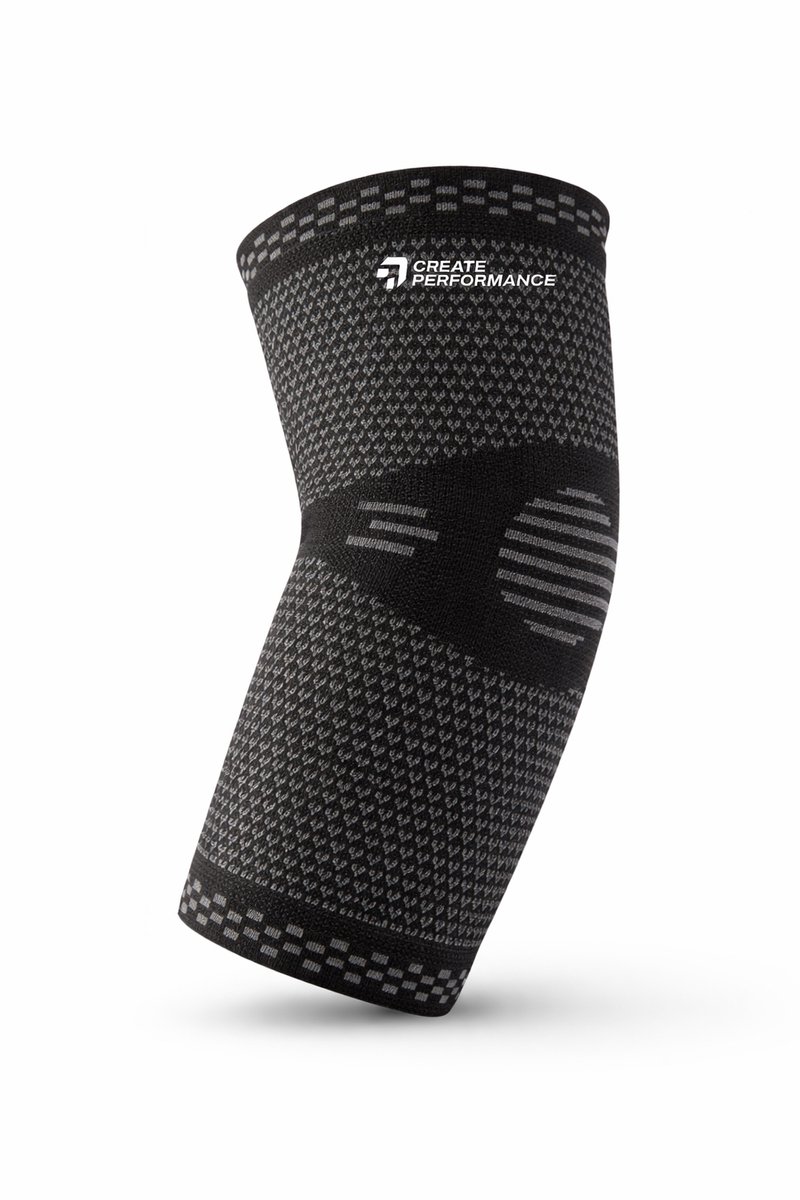 CREATE PERFORMANCE Elleboog Brace - Tennisarm Brace - Tenniselleboog Brace - Brace Tennisarm - Tenniselleboog - Elleboog bandage - Elleboog Sleeve - Maat L