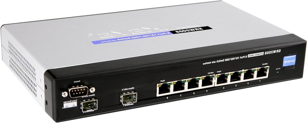 Gigabit Switch - Netwerk Switch - Netwerk Uitbreiden - 8 Poorts - 1U - Grijs