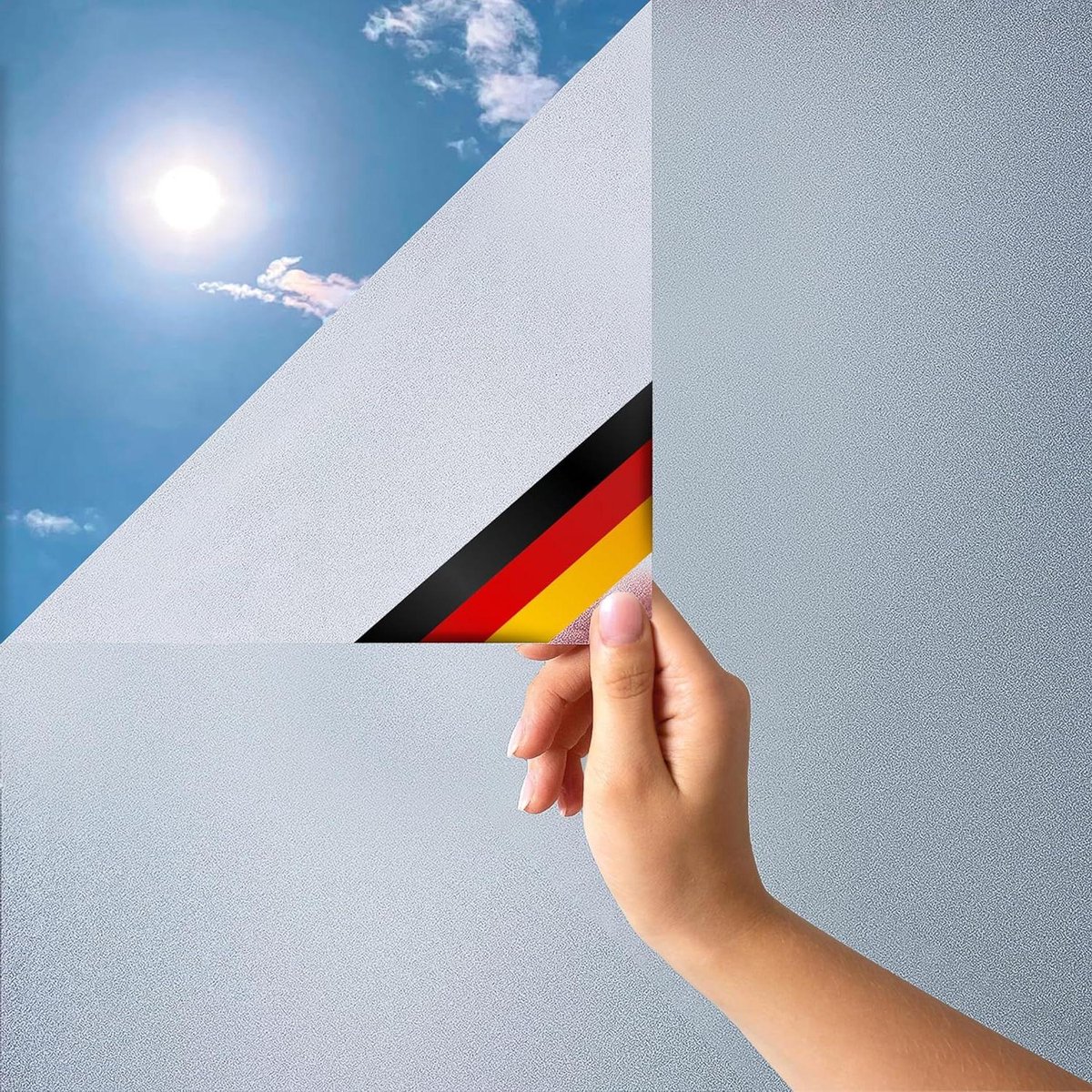 Raamfolie Ondoorzichtig - Privacyfolie Zelfklevend - Inkijk Weren - Mat Glas Effect - 1.18
