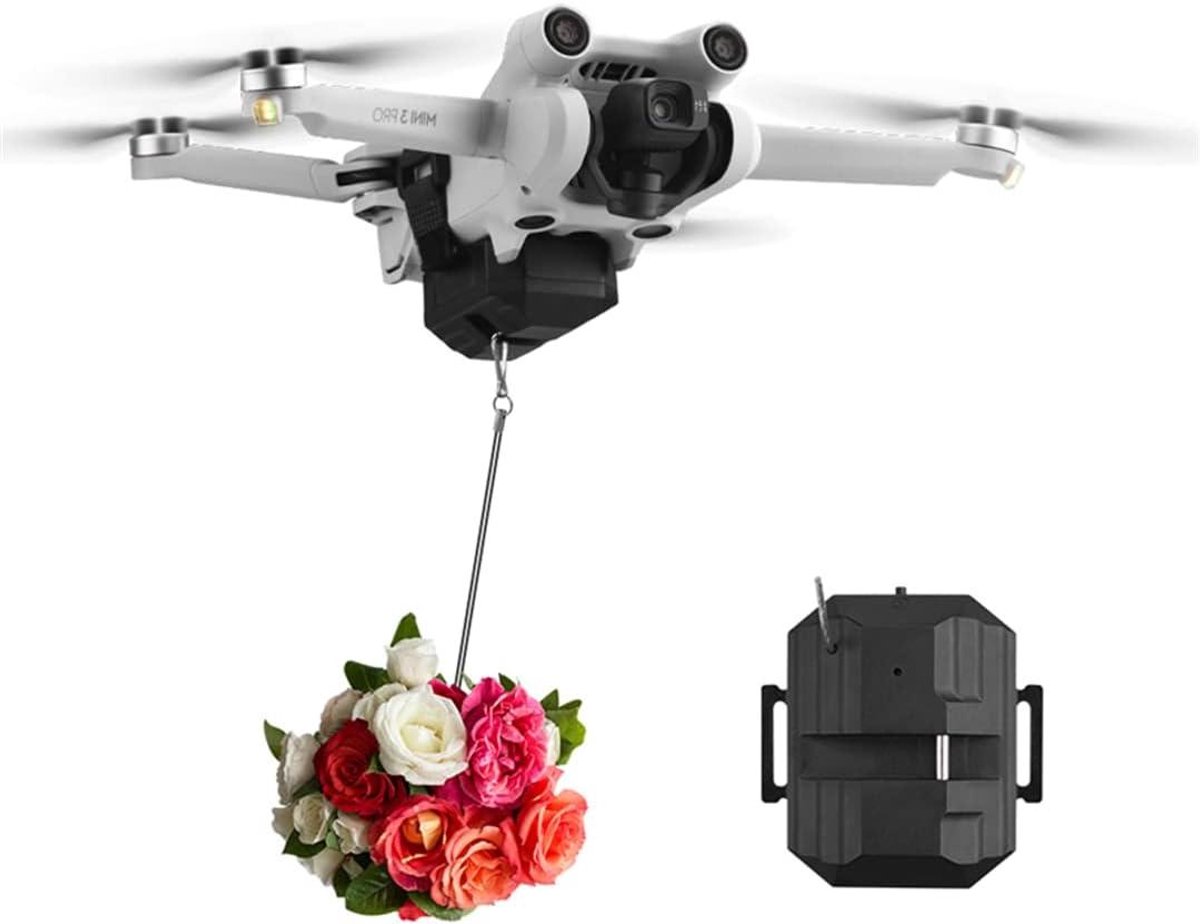 Drone Werper - Airdrop Systeem - Vlucht Levering - Afstandsbediend - 5.3 cm - Zwart