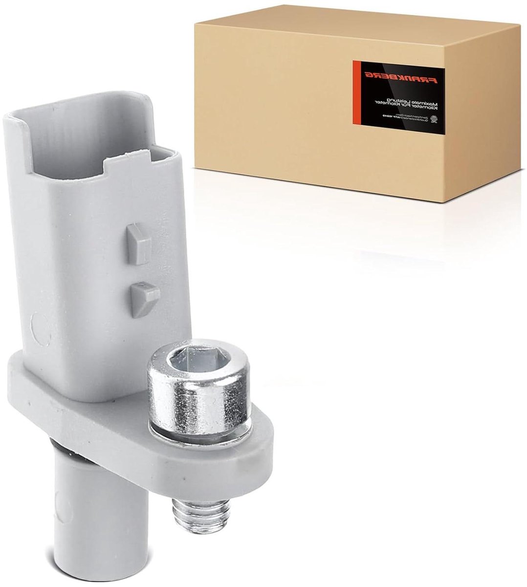 ABS Sensor Achteras - Wieltoerental Sensor - Auto Onderhoud - 2-Pins Aansluiting - Compact 8x5.5x3cm - Zwart