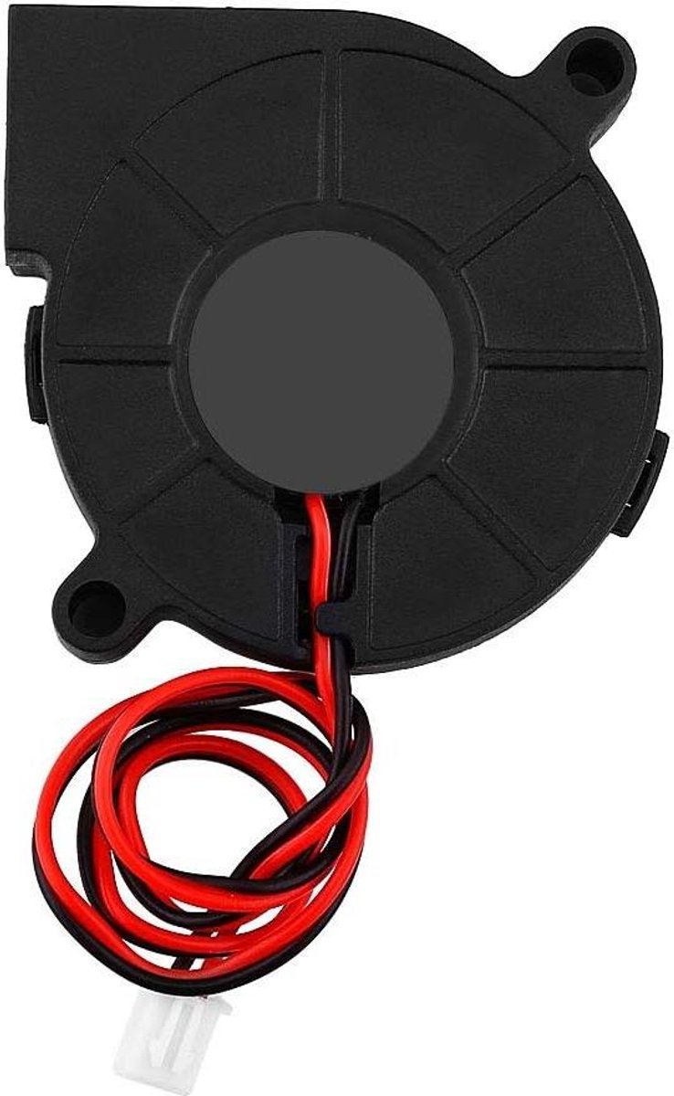 3D-printer Turbofan - Koelventilator - 3D-printer Koeling - Hoge Nauwkeurigheid - 50 x 15 mm - Zwart