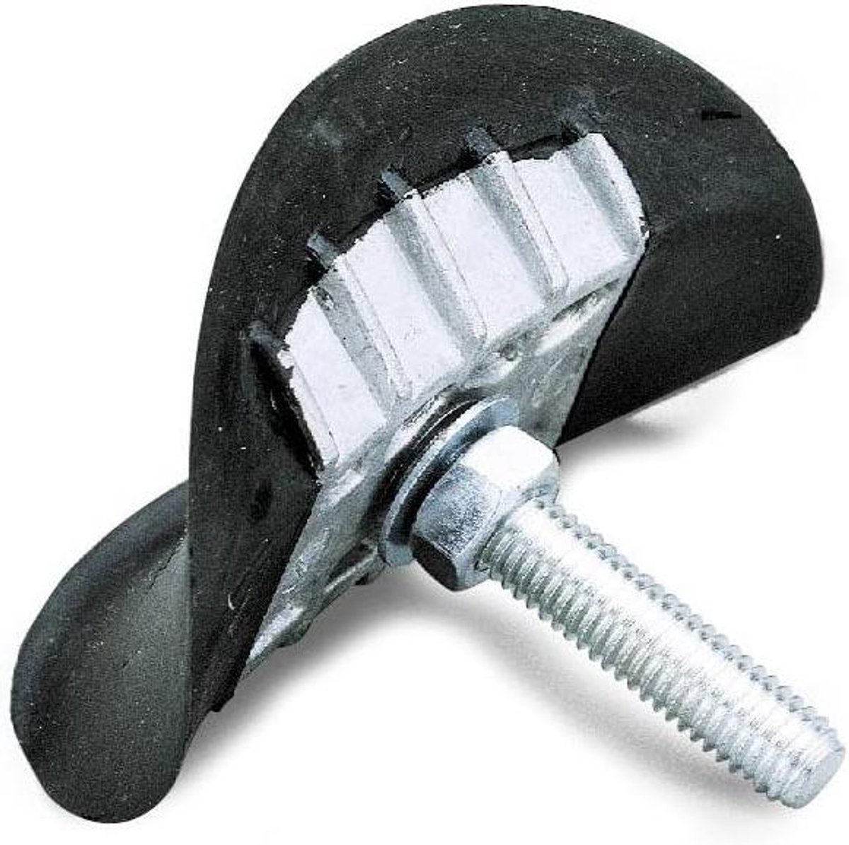 Velgslot Motor - Bandhouder - Off-road Rijden - Gegoten Aluminium Behuizing - 1.6"/1.4" - Zwart