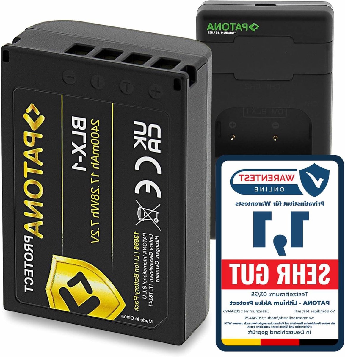 Camera Accu Oplader Set - Batterij Oplaadbaar - Fotograferen - Dubbele PD Snellader - 2600 mAh - Zwart