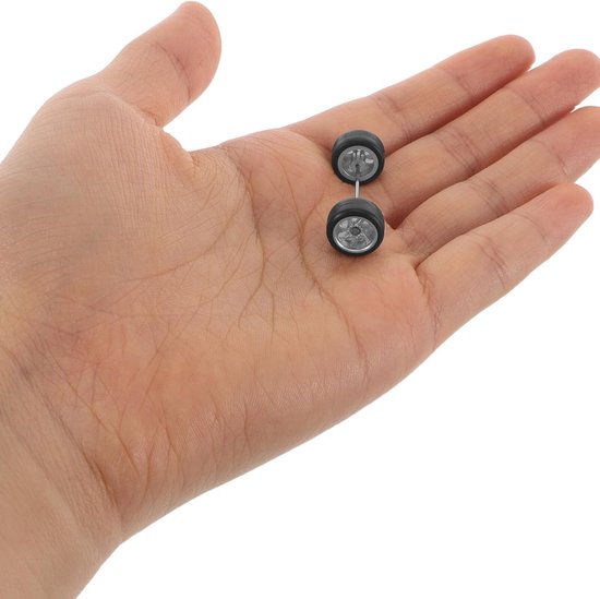 Modelauto Wielen Set - RC Banden Vervanging - Modelbouw Projecten - Verbeterde Grip - 3x1x1 CM - Diverse Kleuren — afbeelding 5