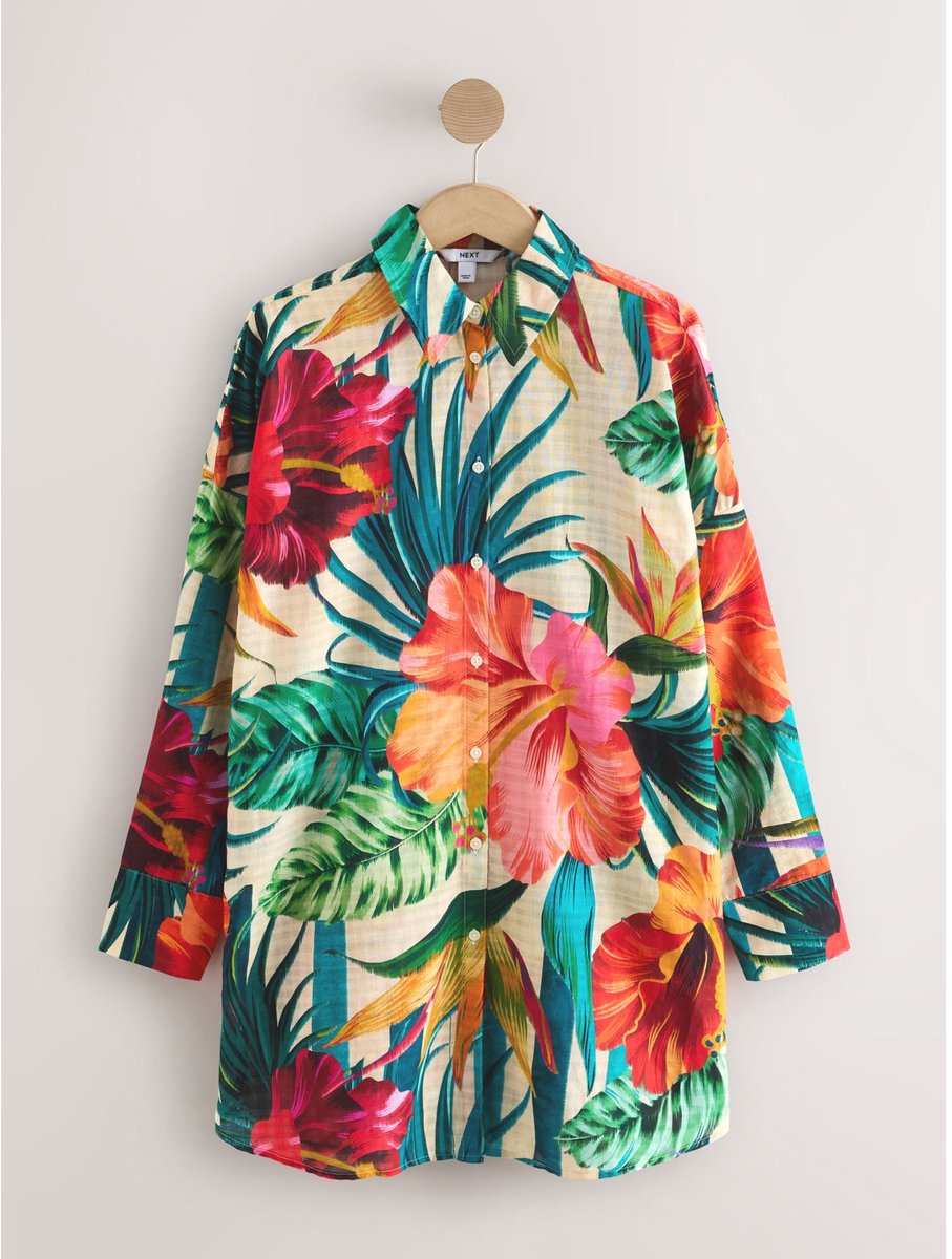 Next - Dames - Strandshirt - Tall - Rood