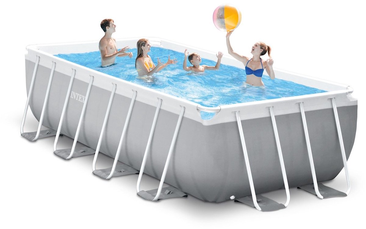 Intex Prism Frame kit piscine avec pompe de filtration - 488 x 244 x 107 cm