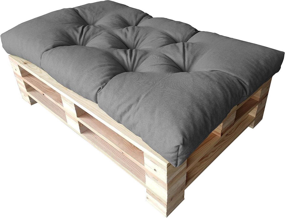 1200x916.jpg Palletkussen Set - Bankkussen Tuinkussen - Terras Aankleden - Op Maat Gemaakt - 120 x 80 cm - Grijs - Afbeelding 1