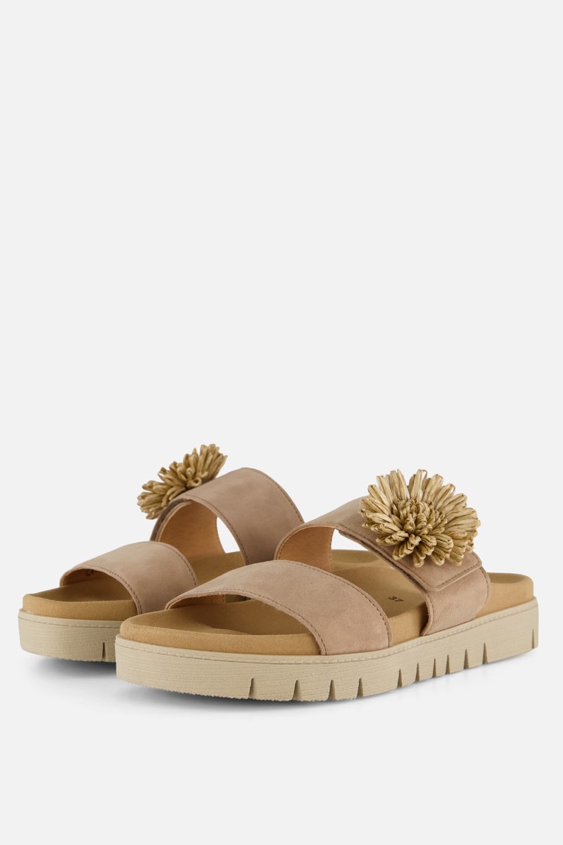 Gabor Slippers beige Suède - Maat 41
