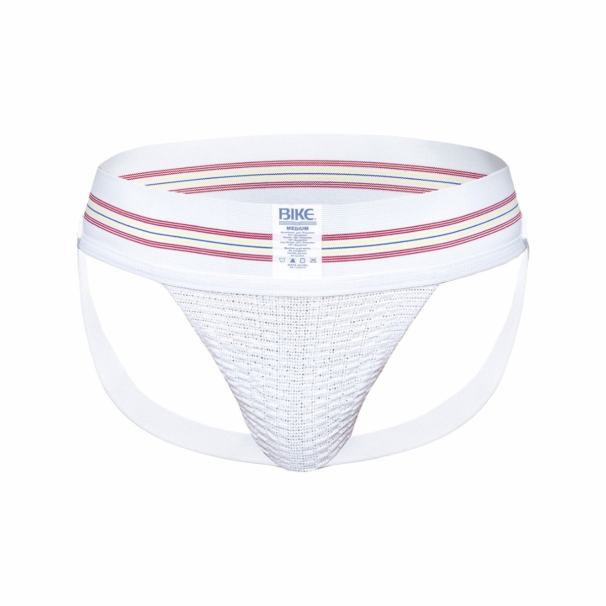 BIKE Original 3 Inch Jock White - MAAT XXL - Heren Ondergoed - Jockstrap voor Man - Mannen Jock