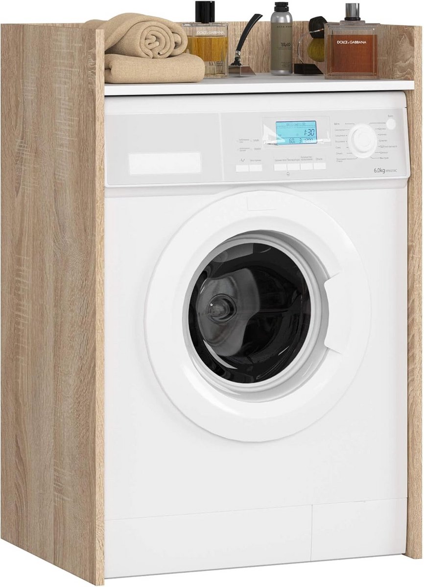Wasmachine Ombouw - Opbouwmeubel - Kast Wasdroger - Meubel - wasruimte