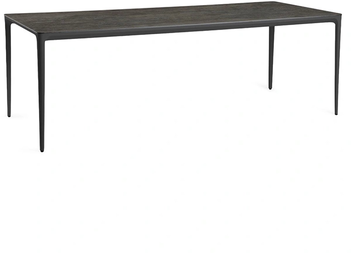 Tierra Outdoor Elegante Tuintafel Charcoal Forest Grey - 219x92 cm