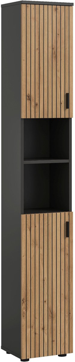 xonox.home badkamerkast Mone basalt imitatie 30 x 192 x 30 cm