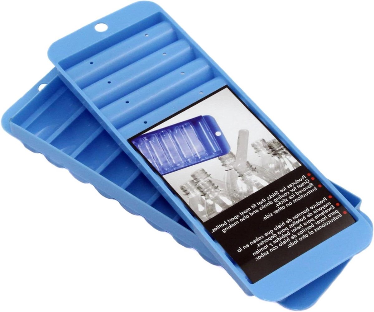 IJsklontjes Dienblad - Ice Sticks - Drankjes Koelen - Vaatwasmachinebestendig - 2 Pack - Blauw