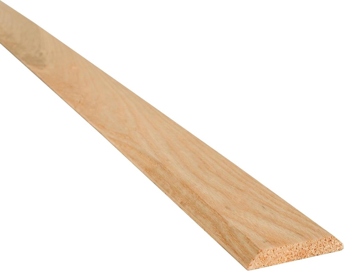 Houten Deur Drempel - Massief Hout - Tocht Weren - Natuurlijke Barrière - 91 cm - Houtkleur