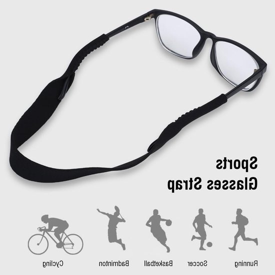 Verstelbare Elastische Nekband voor Sportzonnebrillen en Zonnebrillen - 5 Delige Lanyard voor Dames en Heren, Ideaal voor Activiteiten en Outdoor Gebruik van Merkloos — afbeelding 2