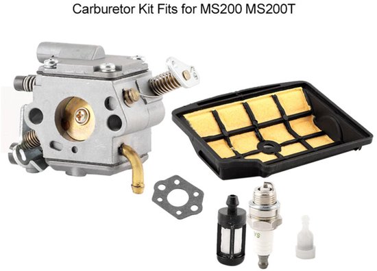 Carburateurvervangingsset geschikt voor Stihl MS200T carburateur, 11291200653, geschikt geschikt voor MS200 / MS200T. — afbeelding 5