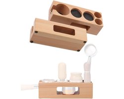 Houten Tamperhouder voor Espresso, Koffiefilterstand en Portafilter Rack - 51/54 mm Accessoire voor Koffieliefhebbers