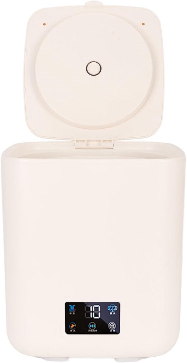 Automatische Wasmachine Mini Wasmachine Snel Wassen Imitatie Handwas 7 Liter Capaciteit Beige