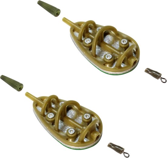 Complete Inline Method Feeder Set voor Karpervissen met Anti-Klit Wartels en Lood — afbeelding 4