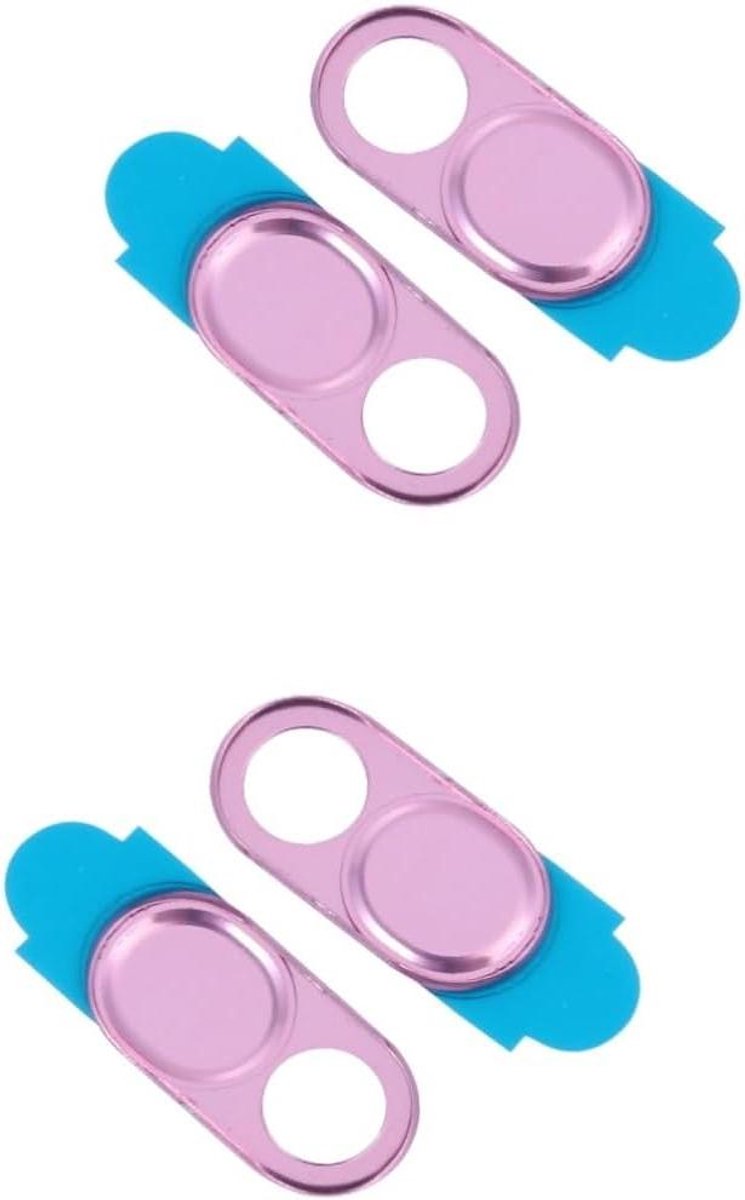 Camera Afdekplaat - Webcam Cover - Privacy Beschermen - Ultradun Aluminium - 4 Stuks - Rosé Goud