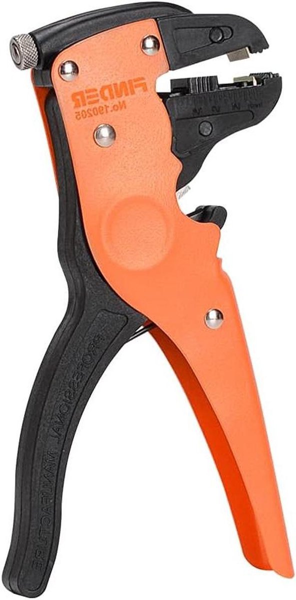 Automatische Draadstripper - Tang Strippen - Elektrische Reparatie - Automatische Openingsknop - 0.32 cm Snijdbreedte - Rood