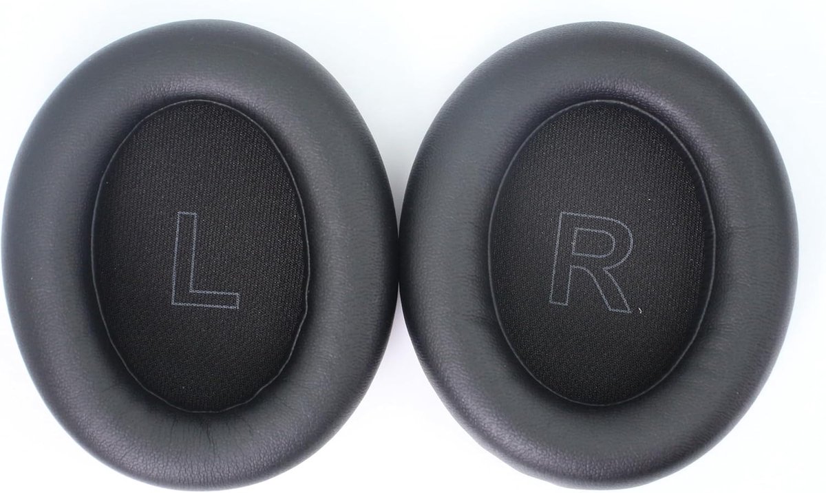 Geschikt voor Anker Soundcore Life Q10 / Q10 BT / Life 2 NEO vervangende oorkussens, PU-leer, geschikt voor Anker Soundcore LifeQ10 / Q10BT koptelefoonoorkussens (zwart, 1 paar)