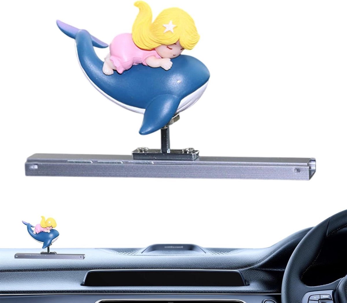 Dashboard Decoratie Auto - Surfjongen Figuur - Auto Interieur Styling - Zwaaiend Bewegingsmechanisme - 8x11cm - Unisex