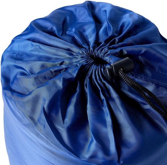 Mummie Slaapzak - Outdoor Slaapzak - Kamperen en Reizen - Waterbestendige Vulling - 194 x 68 cm - Marineblauw en Blauw — afbeelding 4