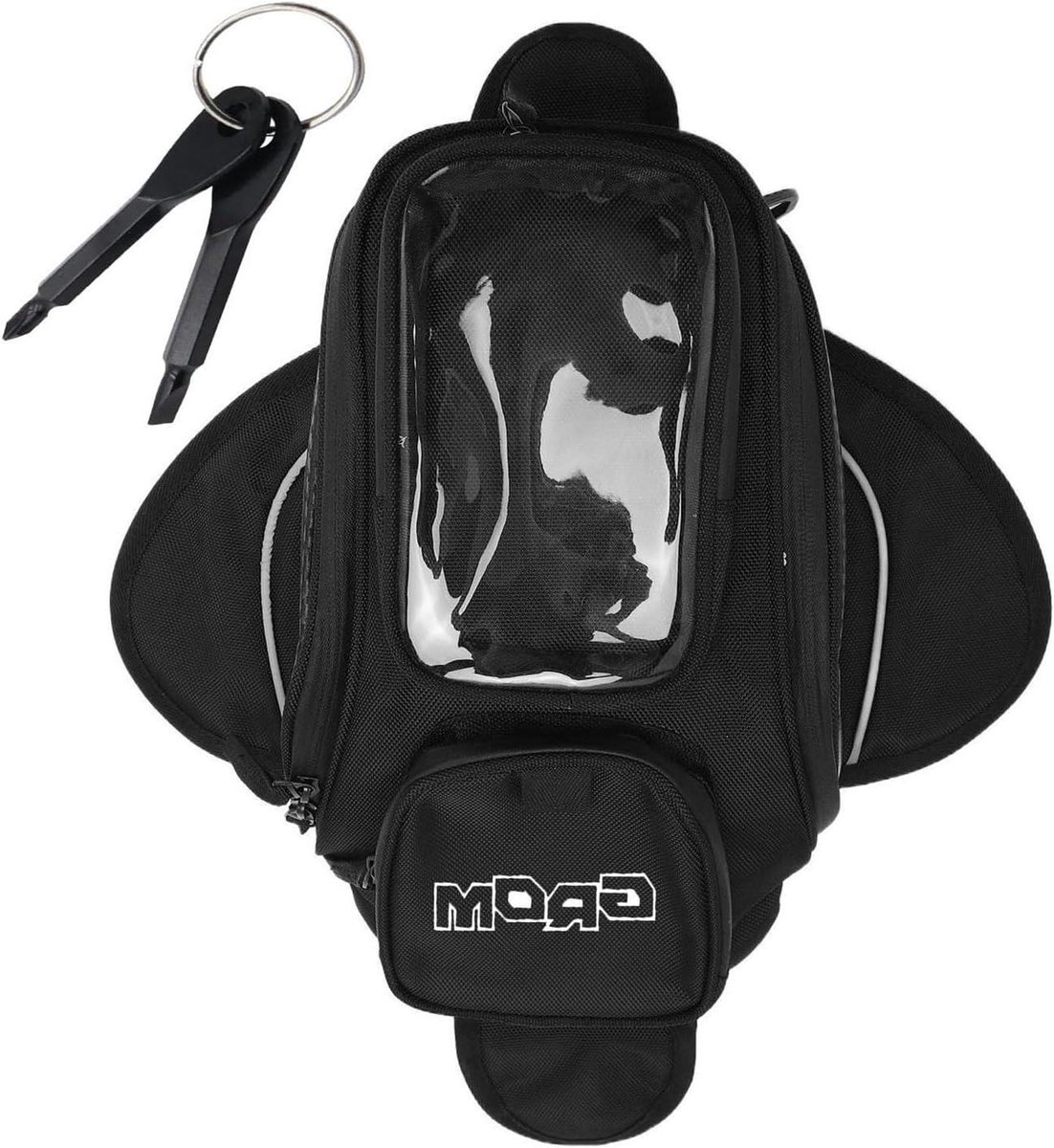 Motortanktas - Motor tas - Motor opbergen - Waterbestendig Oxford - One size - Zwart