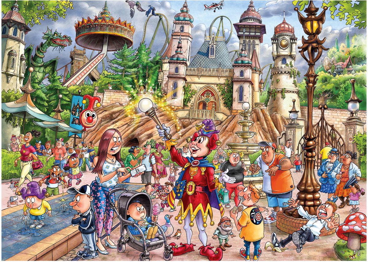 Wasgij Mystery Efteling Wereld Vol Wonderen 1000 stukjes - Legpuzzel — afbeelding 6