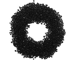 Aquarium Grind - Decoratie Stenen - Onderwaterlandschap Creëren - Veilig Materiaal - 500 Gram - Zwart