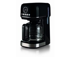 Ariete 1396 Moderna - Filter Koffiezetapparaat- LCD display - 1.5 liter - Timer - zwart