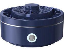 De groente- en fruitreiniger verwijdert oppervlakkige onzuiverheden, was en vuil. IPX7 waterdicht, draadloos keukenapparaat geschikt voor fruit, vlees en groenten (blauw).