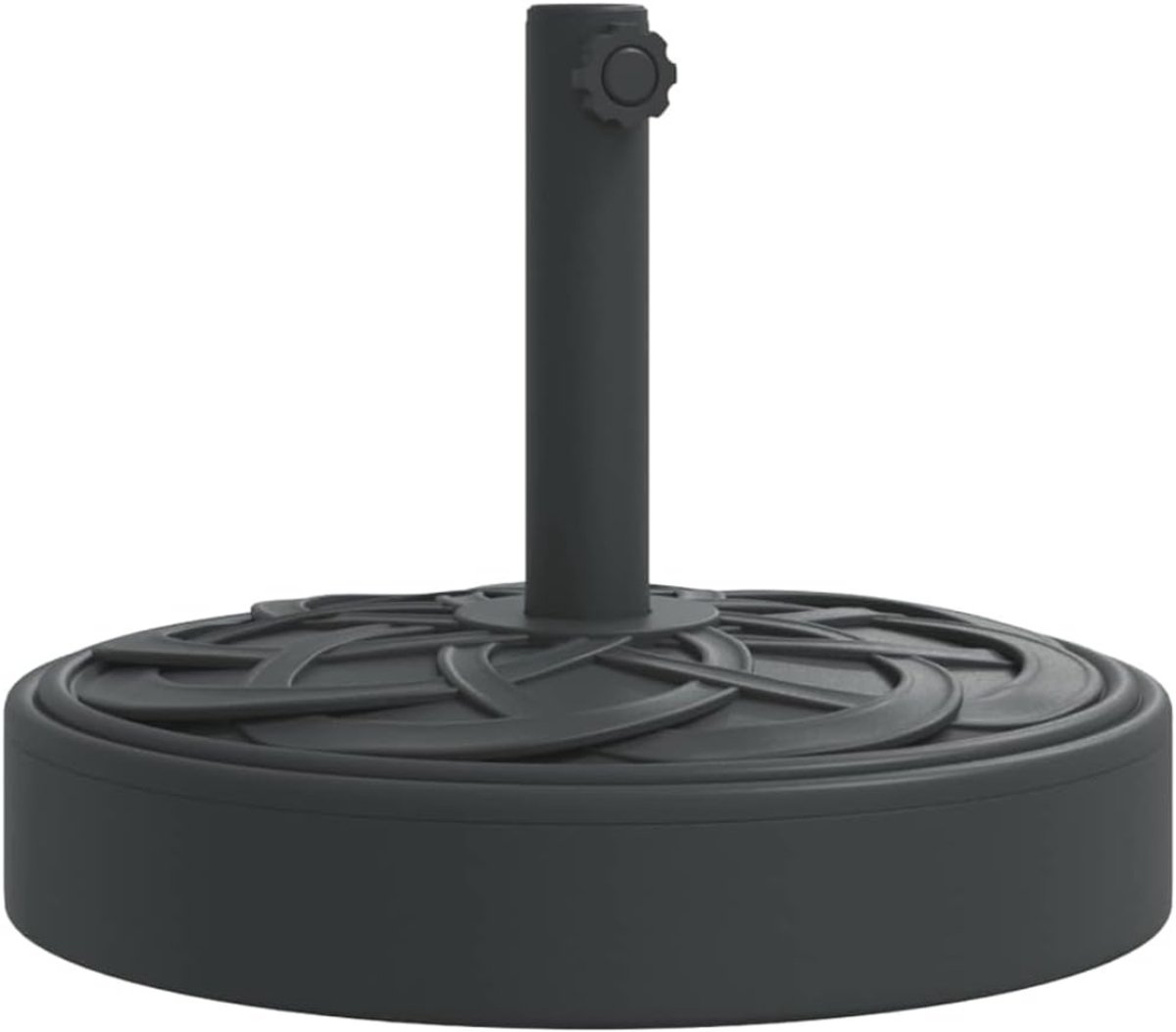 ZMR® Parasolvoet op Wielen - Parasolvoet - Parasolvoeten - Zwart - 45cm x 45cm x 40cm