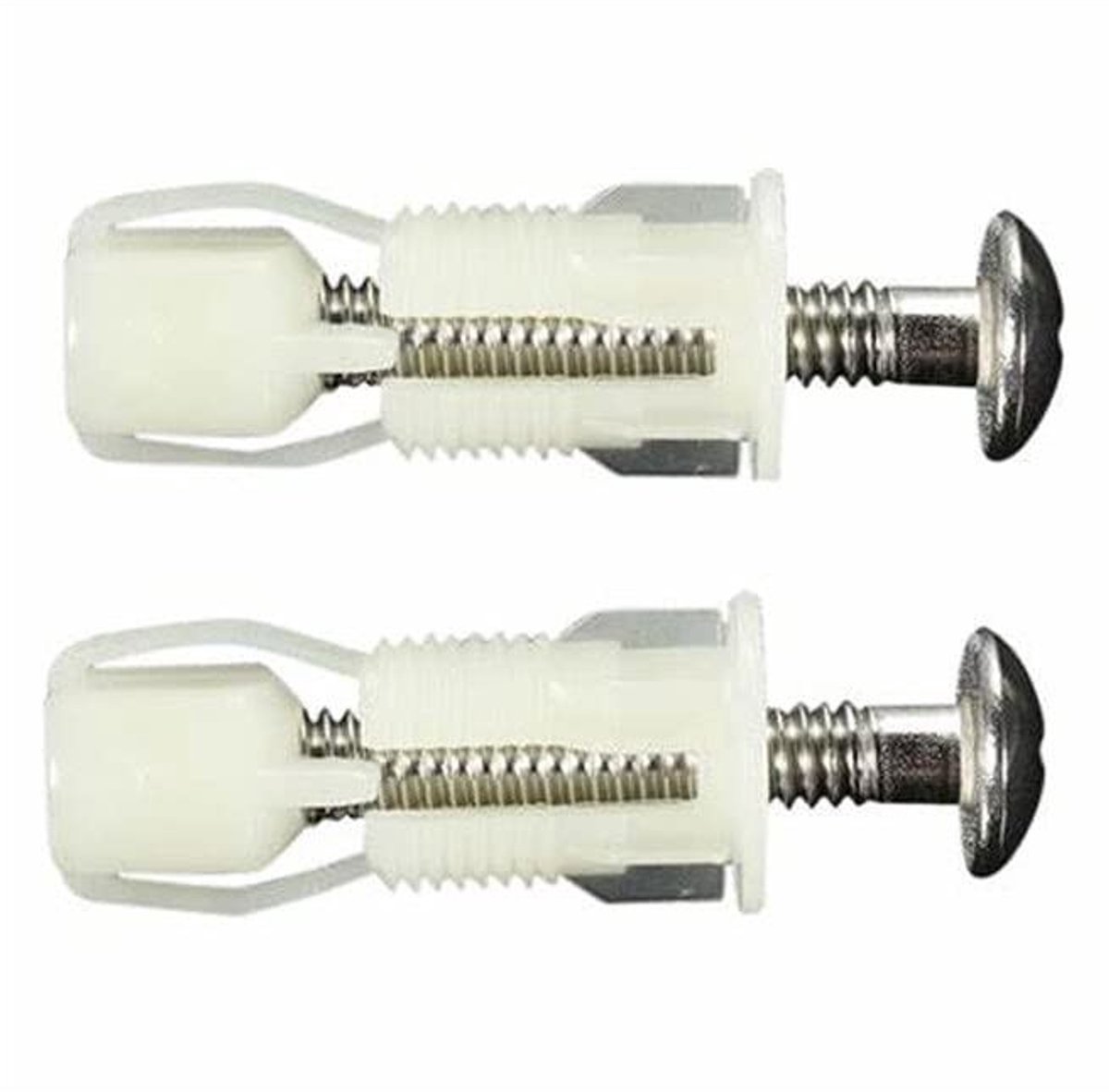Dailygoods - Dailygoody - Toiletbril Scharnier en Bout Set - Vervangingsonderdelen voor Toiletzittingen - Hoogwaardige kwaliteit - Geschikt voor diverse toiletten ...