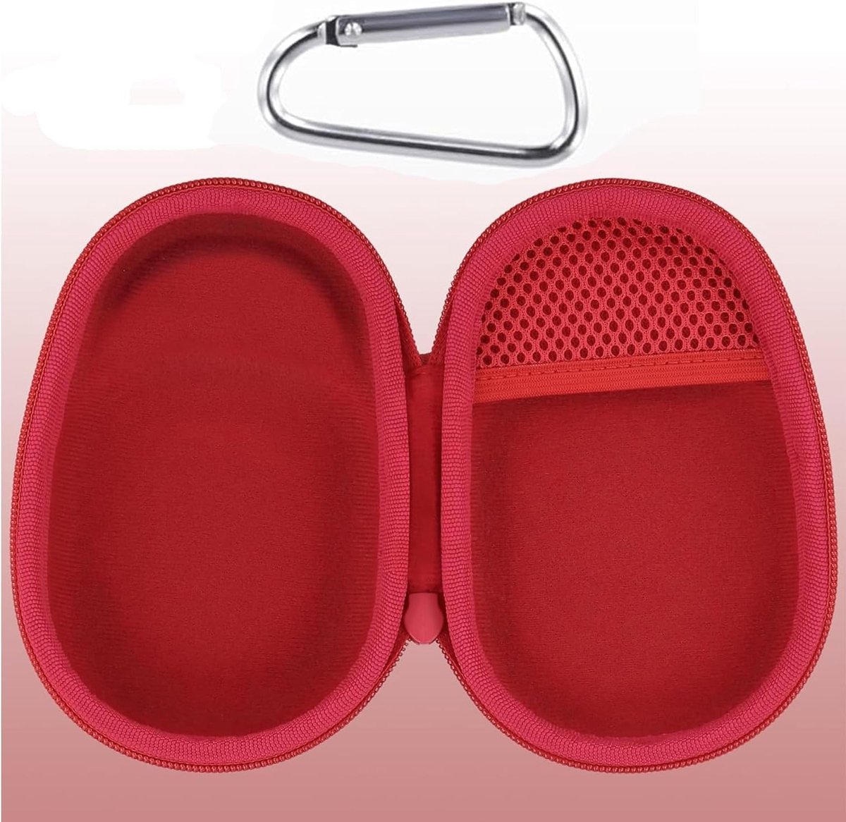 Duurzame Hardcase voor Ultra Draagbare Bluetooth Speaker - Bescherming en Stijl voor JBL Clip 5 (Rood)