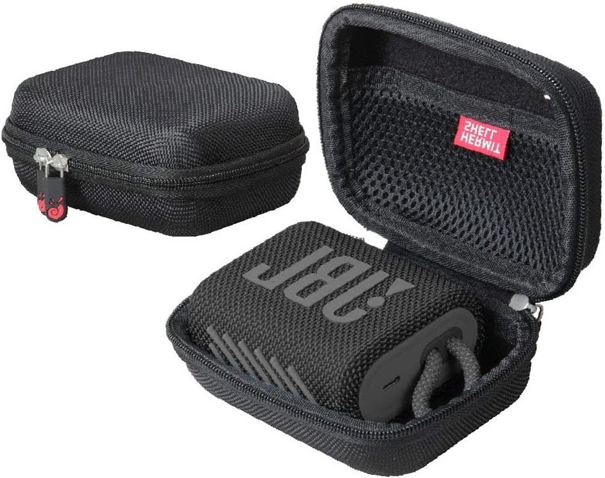 Draagbare Hardcase voor Bluetooth Speaker - Bescherming, Lichtgewicht en Duurzaam (Zwart)